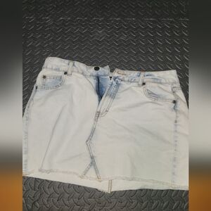 Bluenotes Light Blue Denim Skirt